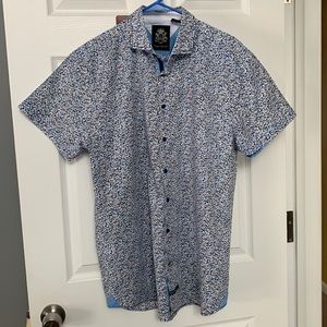 English Laundry, Mens Untucked Button Down, L